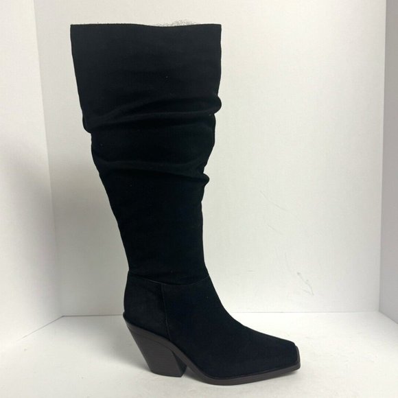 Vince Camuto Shoes - Vince Camuto Womens Alimber Slouchy Knee High Boot Black Size 8.5 M